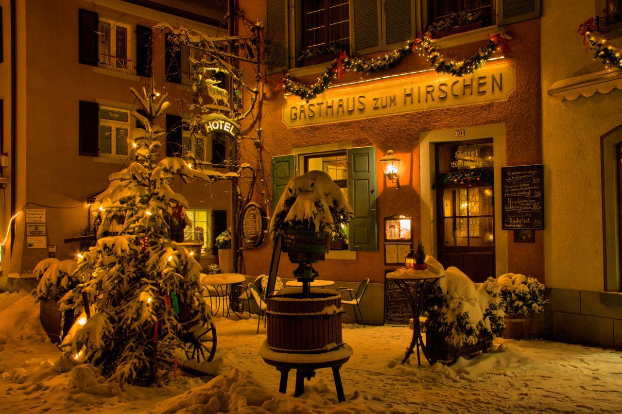 Gasthaus Zum Hirschen ชเตาเฟิน เอม บรายสเกา ภายนอก รูปภาพ